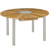 Bildlink zurGartentisch Edelstahl Holz