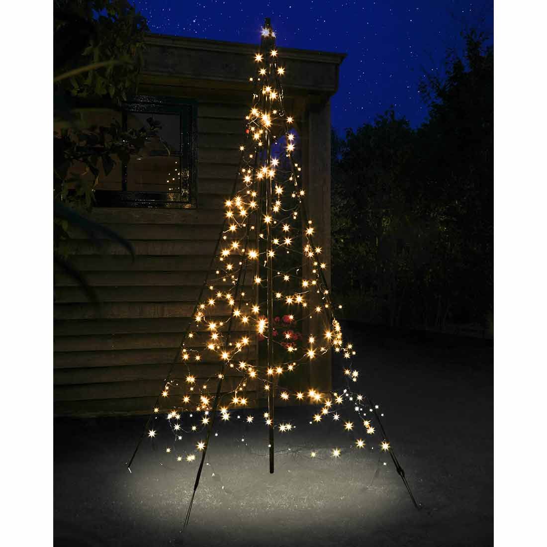 Fairybell Weihnachtsbaum Led 200cm Warm White Garten Und Freizeit