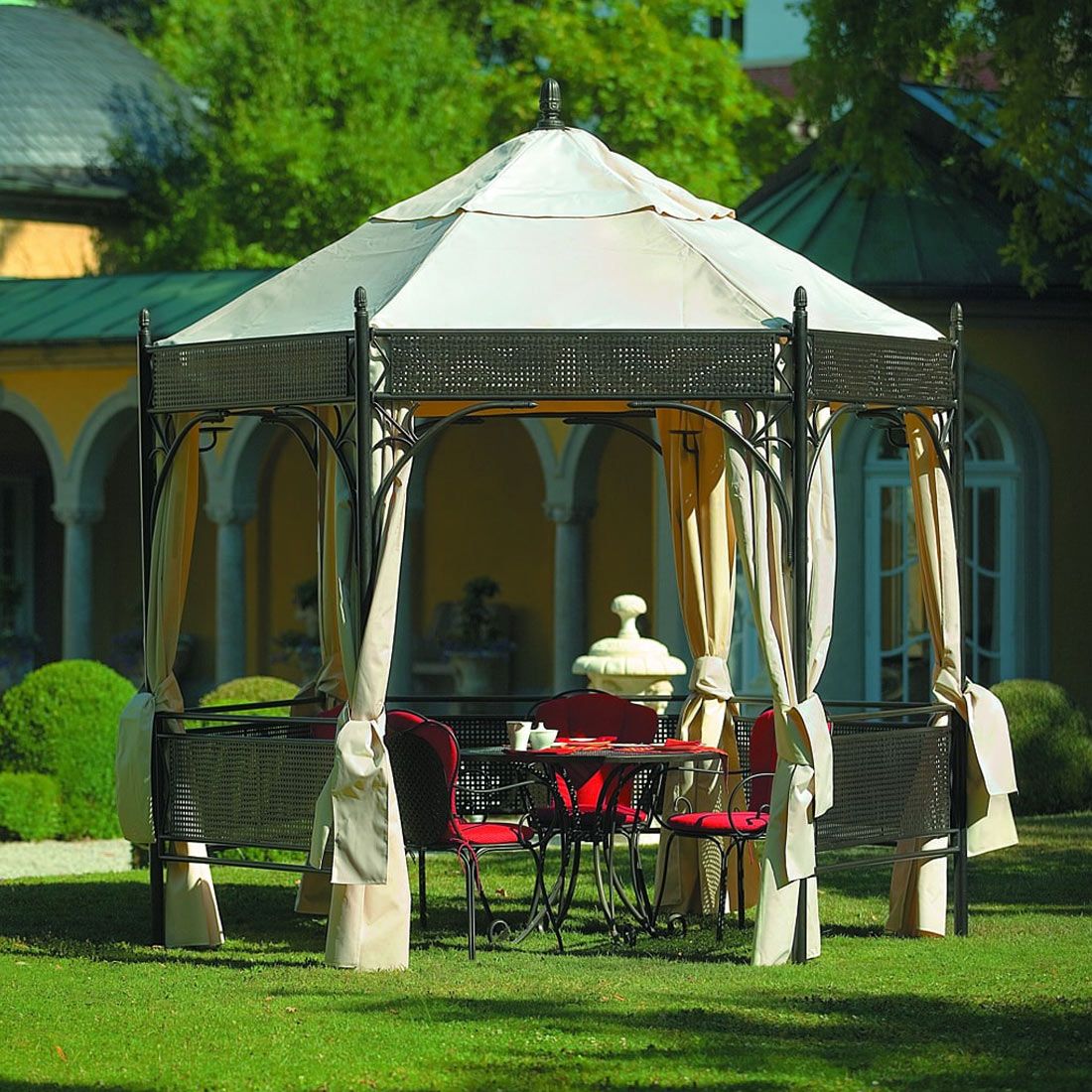 MBM Romeo Romantik Gartenpavillon Schmiedeeisen