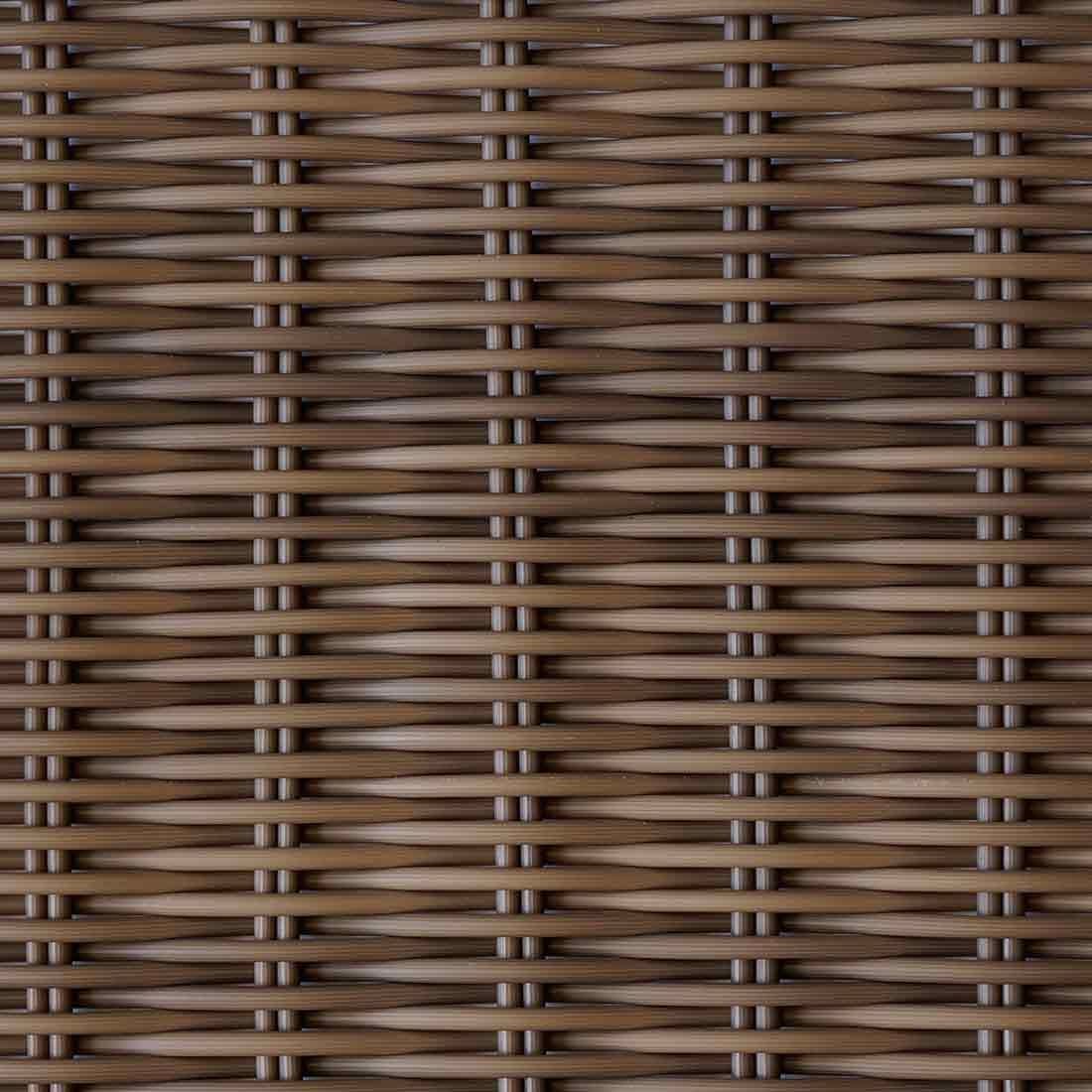 Zebra Yachtclub Loomus Gartentisch Ø100cm  Geflecht/Teak