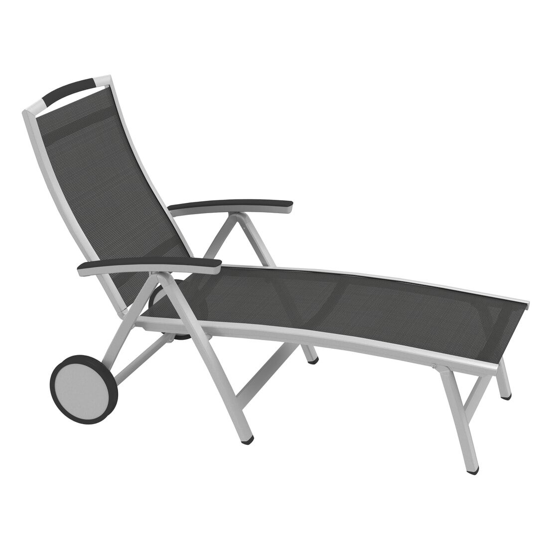 Sieger Trento Gartenliege klappbar Aluminium/Textilene