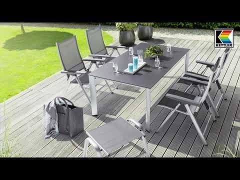 Kettler Cirrus Relaxsessel Aluminium/Textilene