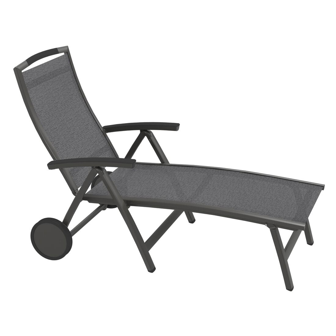 Sieger Trento Gartenliege klappbar Aluminium/Textilene