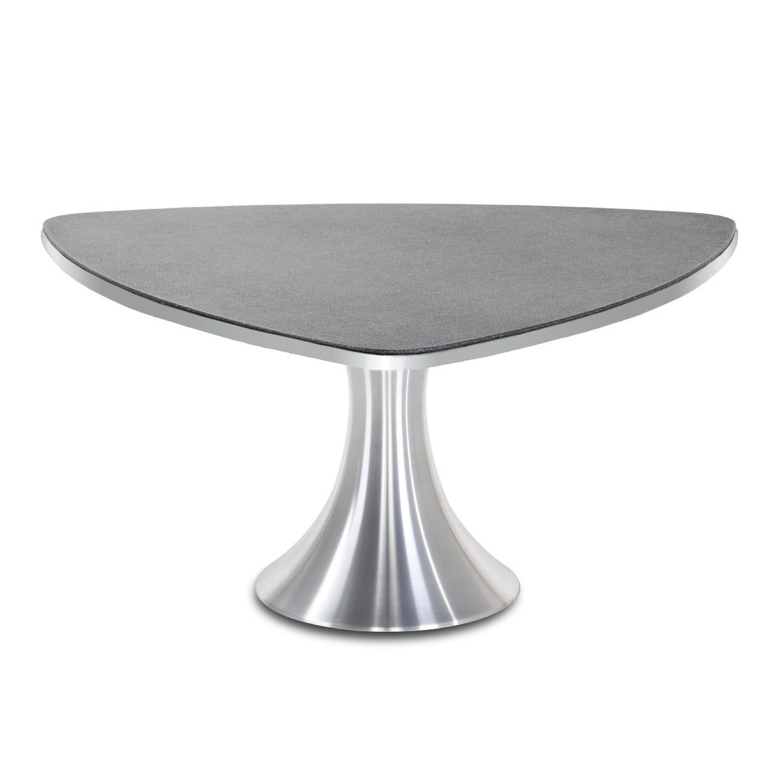 Domus Ventures Palm Dreiecktisch 160x154 cm Aluminium/StoneTEC