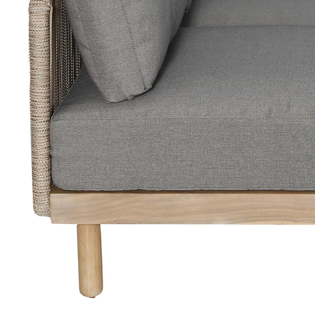 OUTLIV. Avalon Ecklounge inkl. Loungetisch Akazie/Rope/Olefin