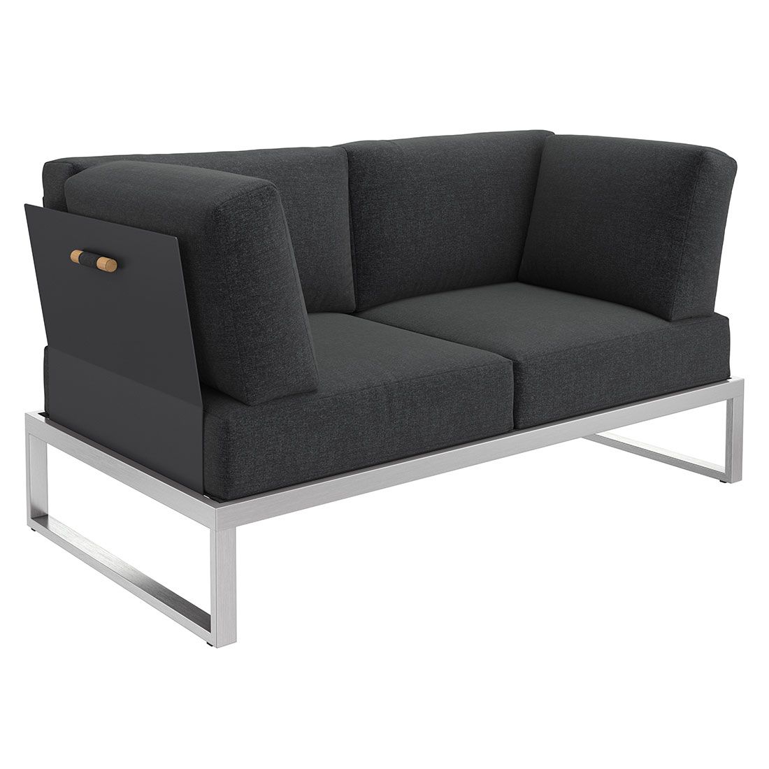 OUTLIV. Capri Ecklounge inkl. Loungetisch Edelstahl/Polyester