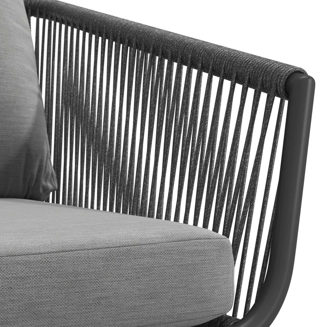 OUTLIV. Alex Loungeset inkl. Loungetische Aluminium/Rope/Olefin