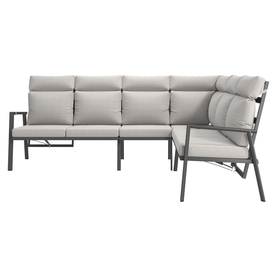 OUTLIV. Milano Dininglounge Tisch 160x90cm Aluminium/Polyester