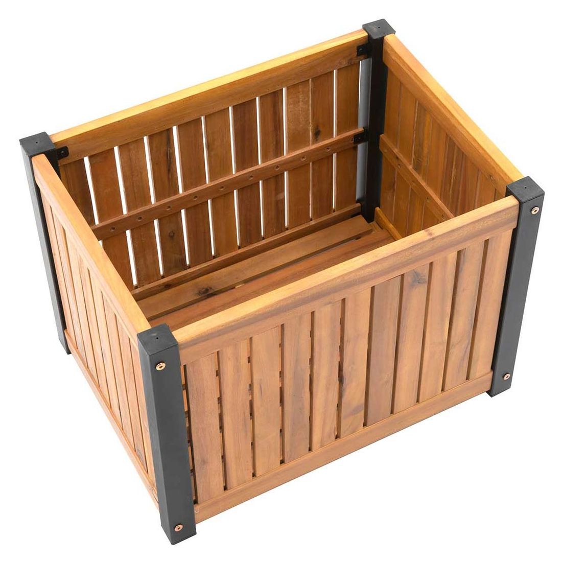 OUTLIV. Bern Gartenbox Stahl/Akazie