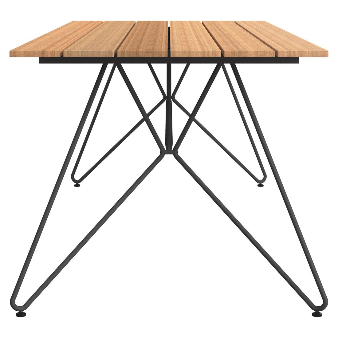 HOUE Sketch Gartentisch Stahl/Bambus
