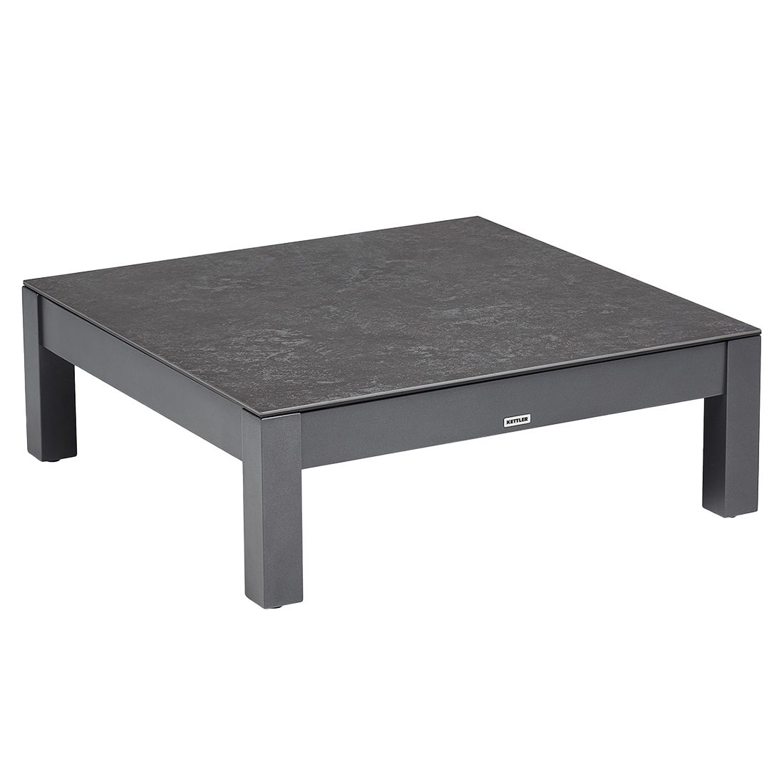 Kettler Comfort Loungetisch Aluminium/Glaskeramik