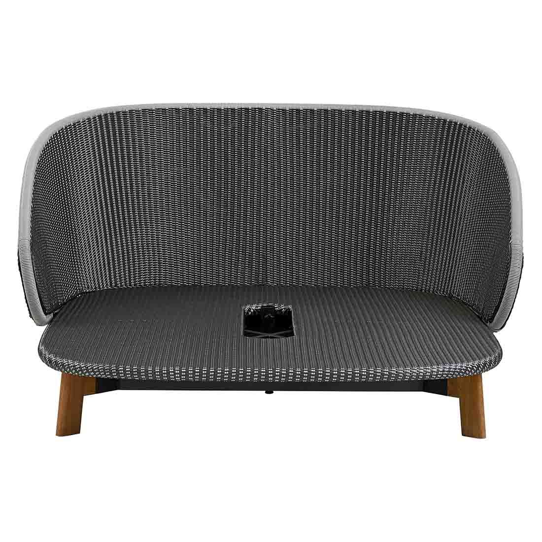 Cane-Line Peacock Daybed Teak/Alu/Geflecht inkl. Tisch