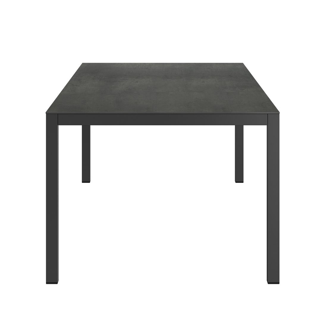 OUTLIV. Gartentisch Aluminium/HPL Schweizer Kante