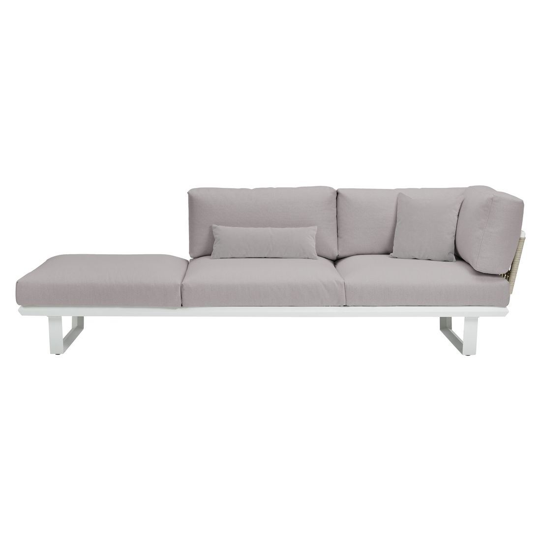 Solpuri Boom Diningsofa verstellbar Aluminium/Bombay