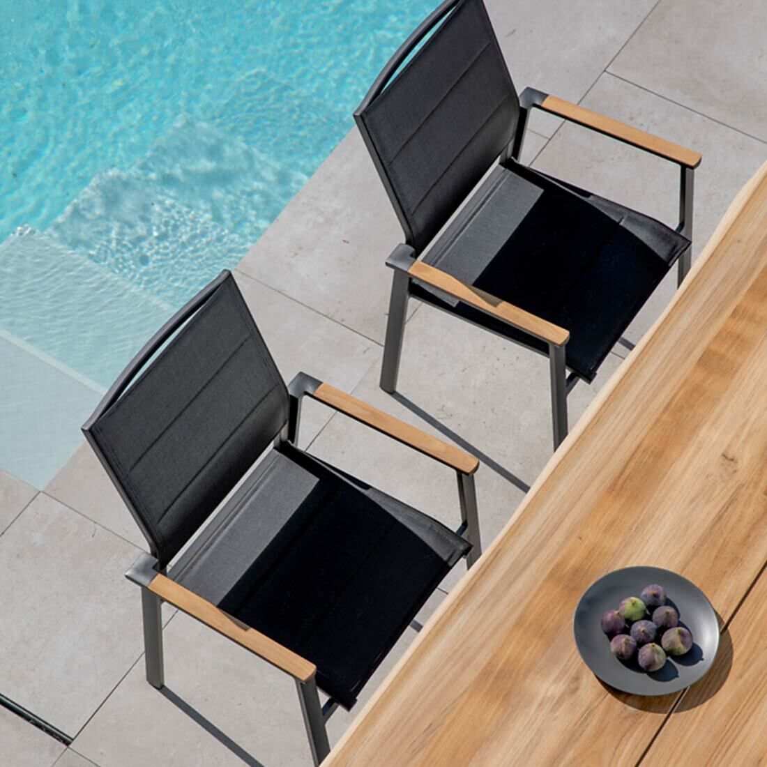 Niehoff Revent Gartenmöbel-Set L (6 Plätze) Tisch 200x95cm