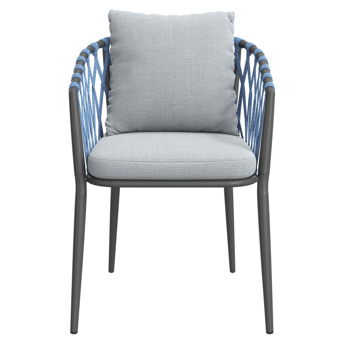 LC Garden Sunrepo Stapelsessel Aluminium mit Sitz- und Rückenkissen