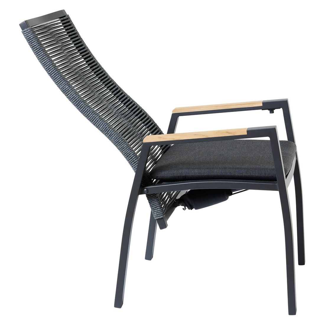 Interliving 7011 Gartensessel verstellbar Aluminium mit Sitzkissen