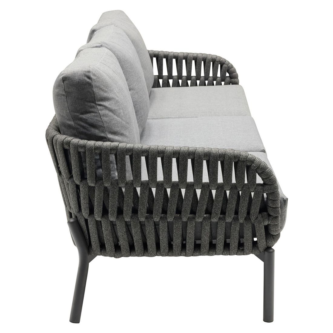 LC Garden Terano Diningsofa Low Dining Aluminium/Rope/Olefin