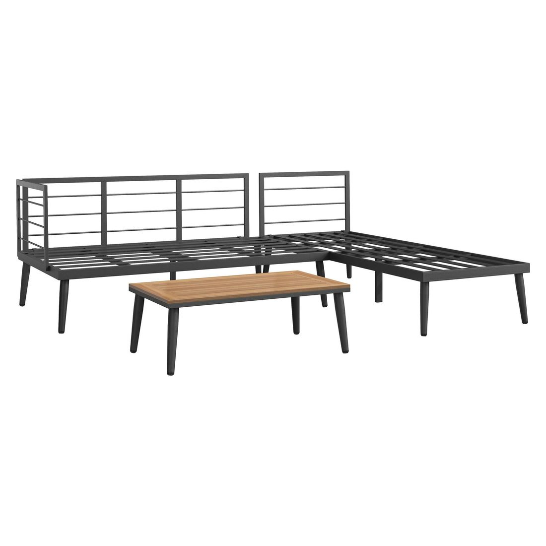 OUTLIV. India Ecklounge inkl. Loungetisch Stahl/Polypropylen