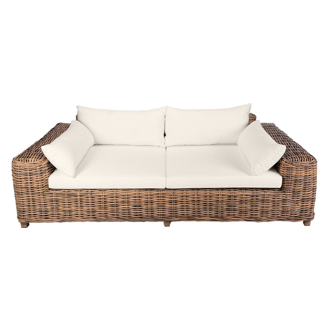 OUTLIV. Versailles Gartenloungesofa Geflecht/Spun Polyester