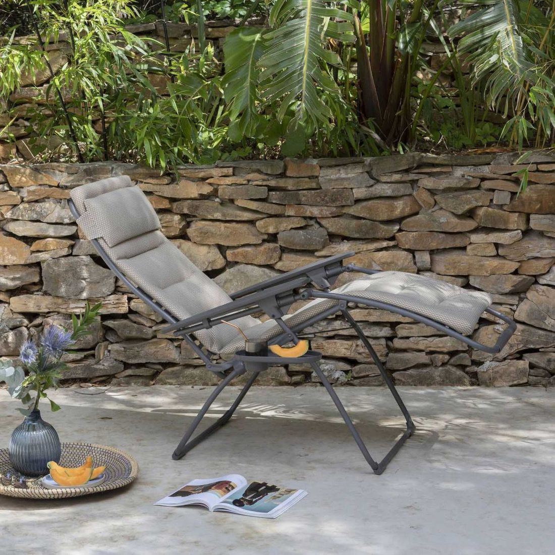Lafuma Futura Relaxliege Stahl/BeComfort