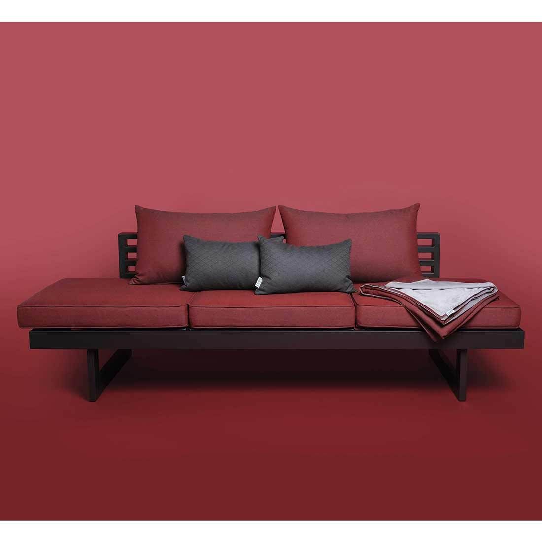 Stern New Holly Gartenloungesofa verstellbar Aluminium/Outdoorstoff