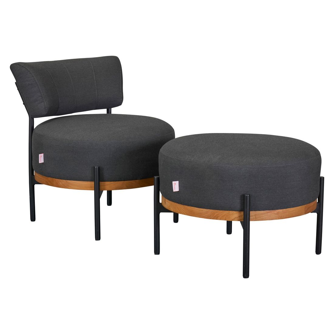 LC Garden Sunbay Loungehocker Aluminium/Sunbrella