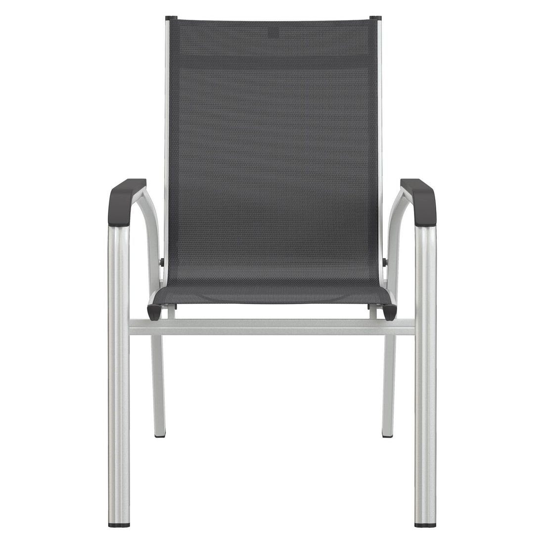 Kettler Basic Plus Stapelsessel Aluminium/Outdoorgewebe