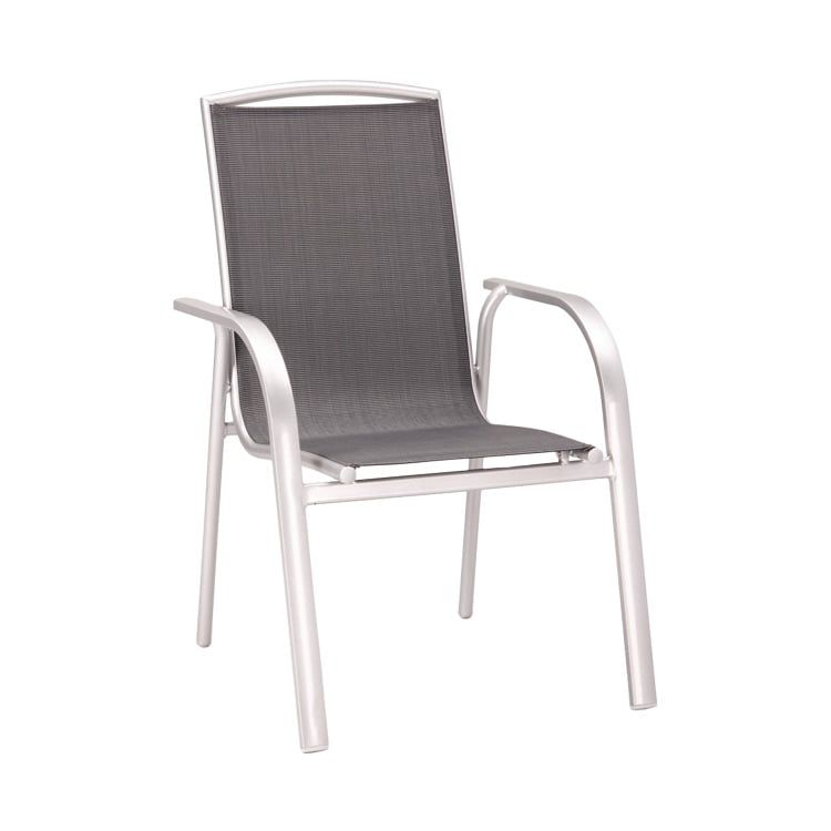 Best Palermo Stapelsessel Aluminium/Ergotex