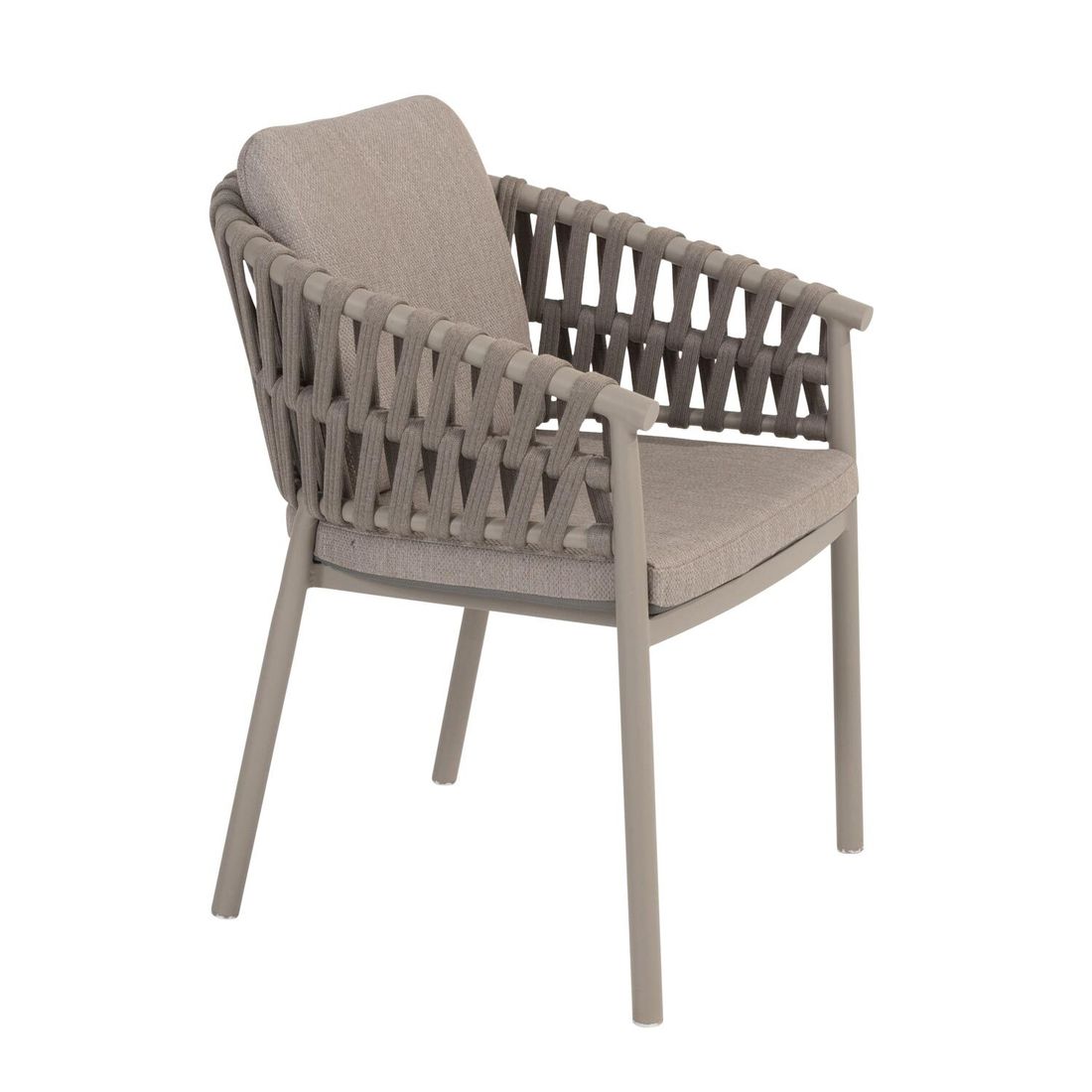 4Seasons Catalana Gartensessel Aluminium mit Sitz- und Rückenkissen
