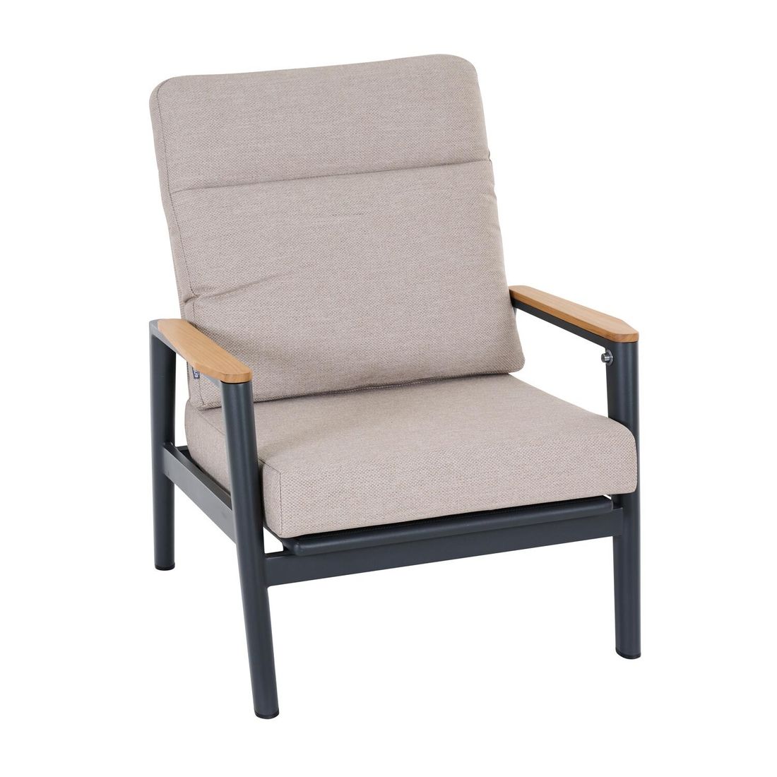 Siena Garden Cortina Loungesessel verstellbar Aluminium/Rope/Polypropylen