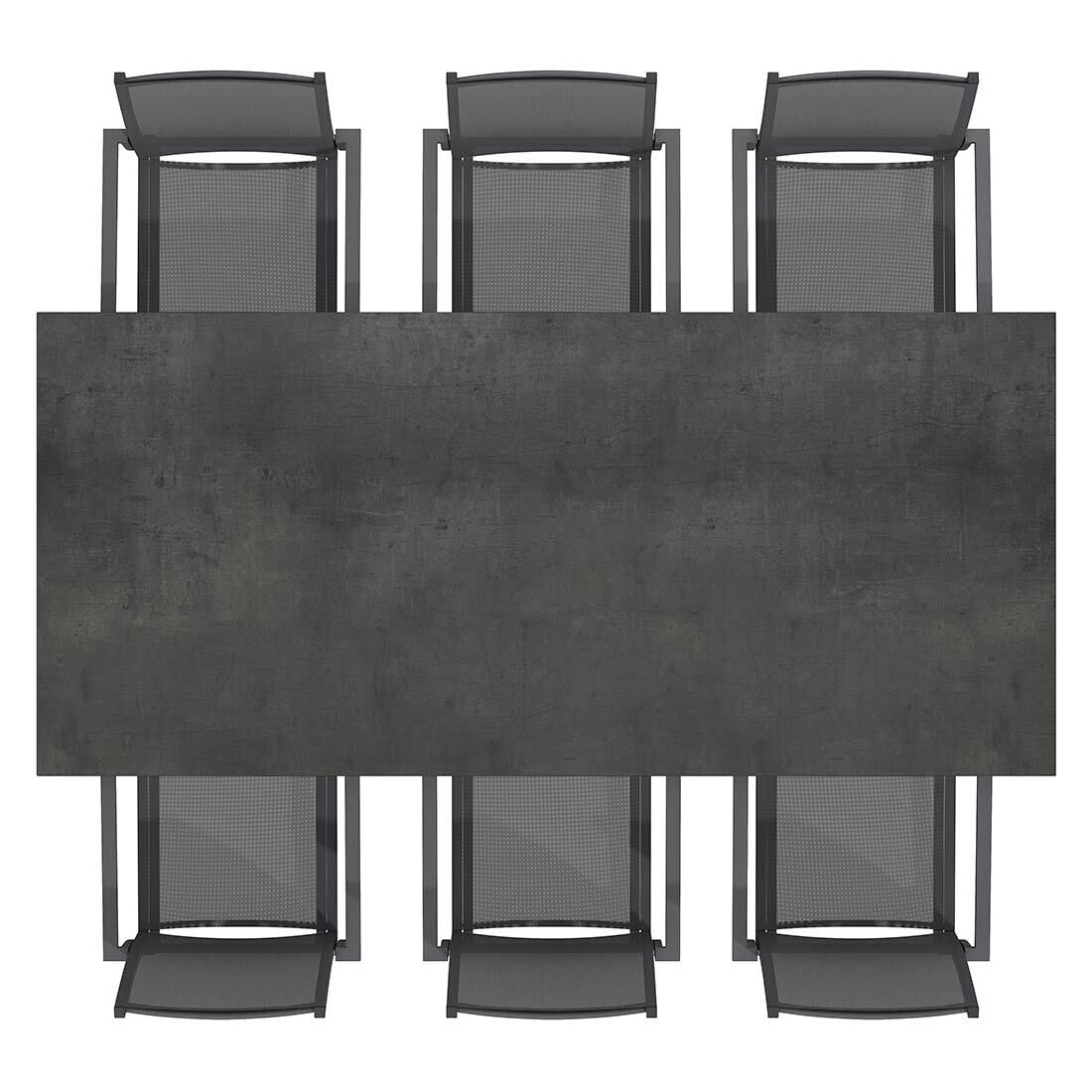 OUTLIV. Kobe Gartenmöbel-Set L (6 Plätze) Tisch 220x100cm