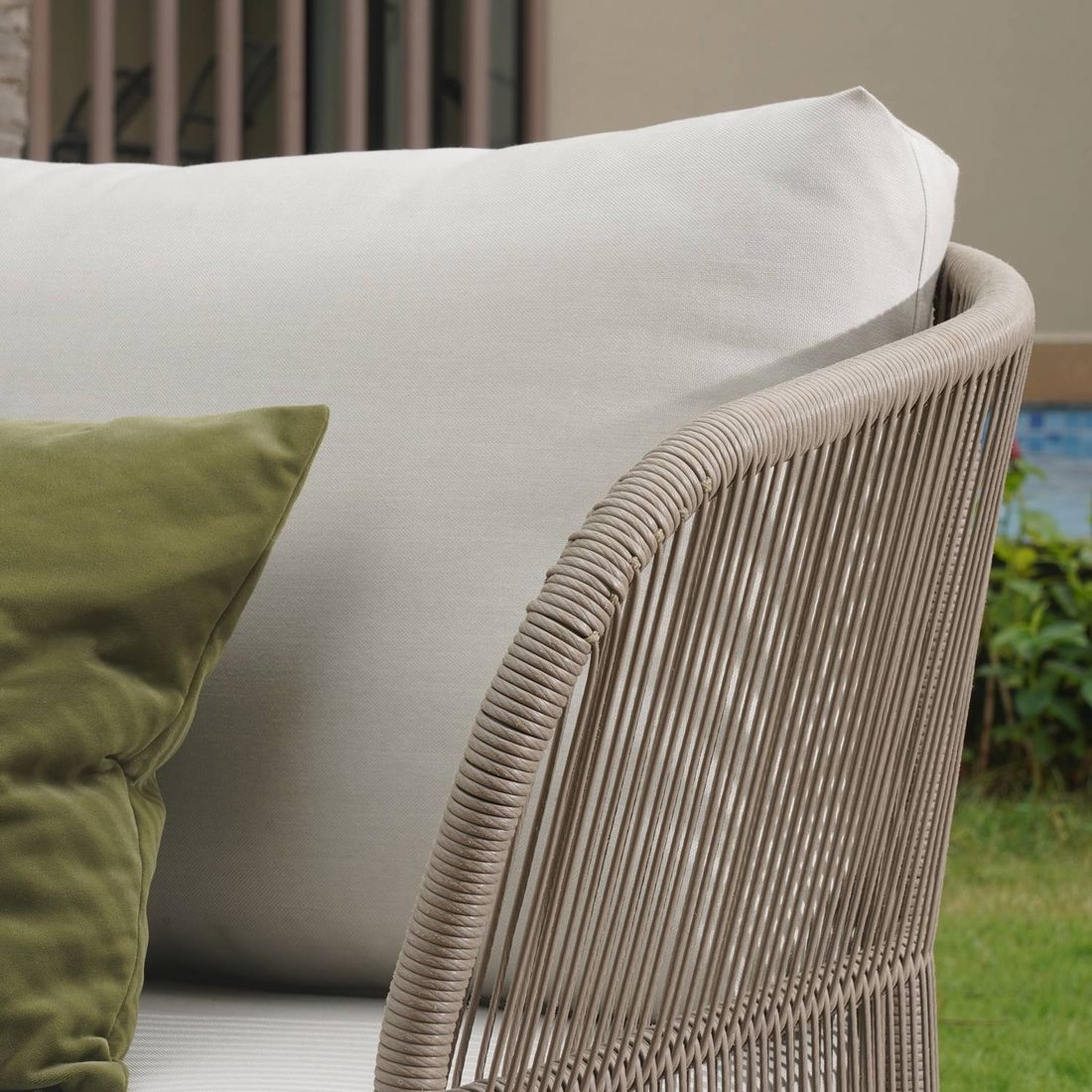 OUTLIV. Swallow Ecklounge inkl. Loungetisch Aluminium/Rope/Polyester