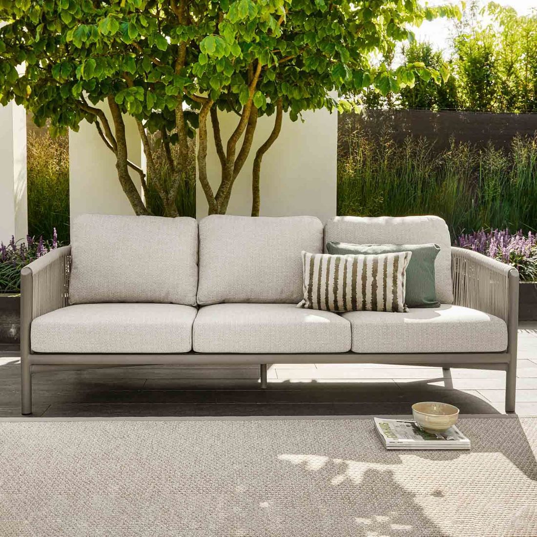 Apple Bee Bora Bora Gartenloungesofa Aluminium/Rope/Bee Wett