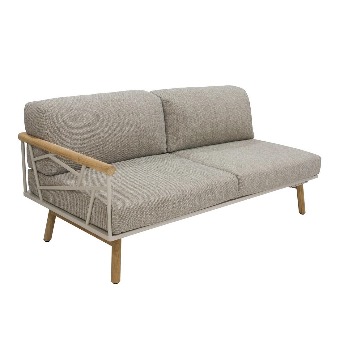 Zebra Solena Ecklounge inkl. Loungetisch Edelstahl/Teak/Sunproof