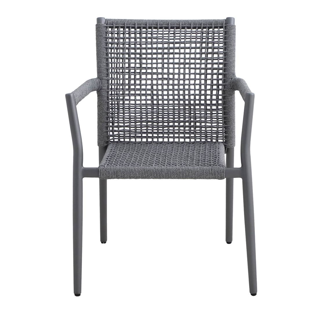 MWH Ropero Stapelsessel Aluminium mit Sitzkissen