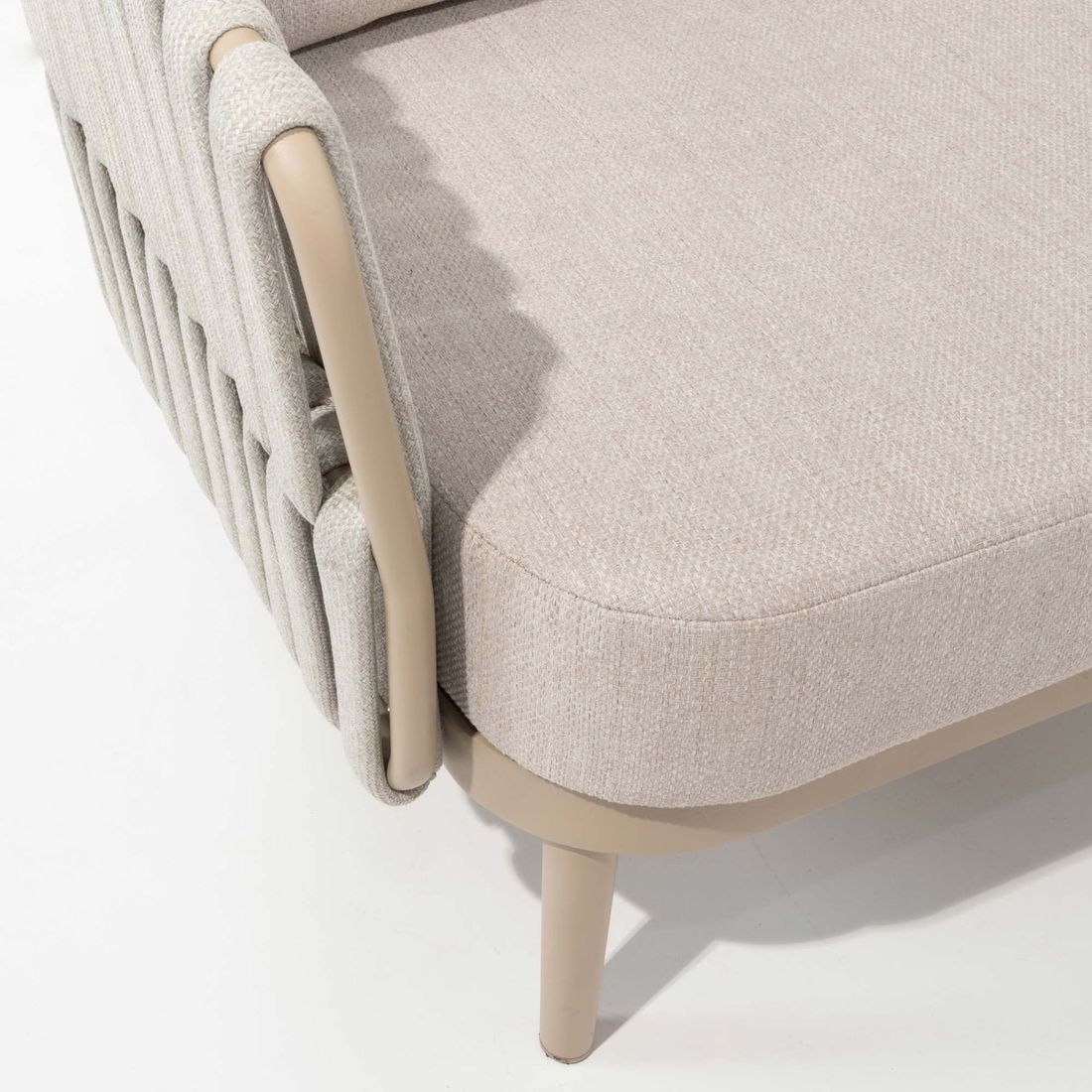 4Seasons Eva Loungeset inkl. Loungetisch Aluminium/Rope/Olefin