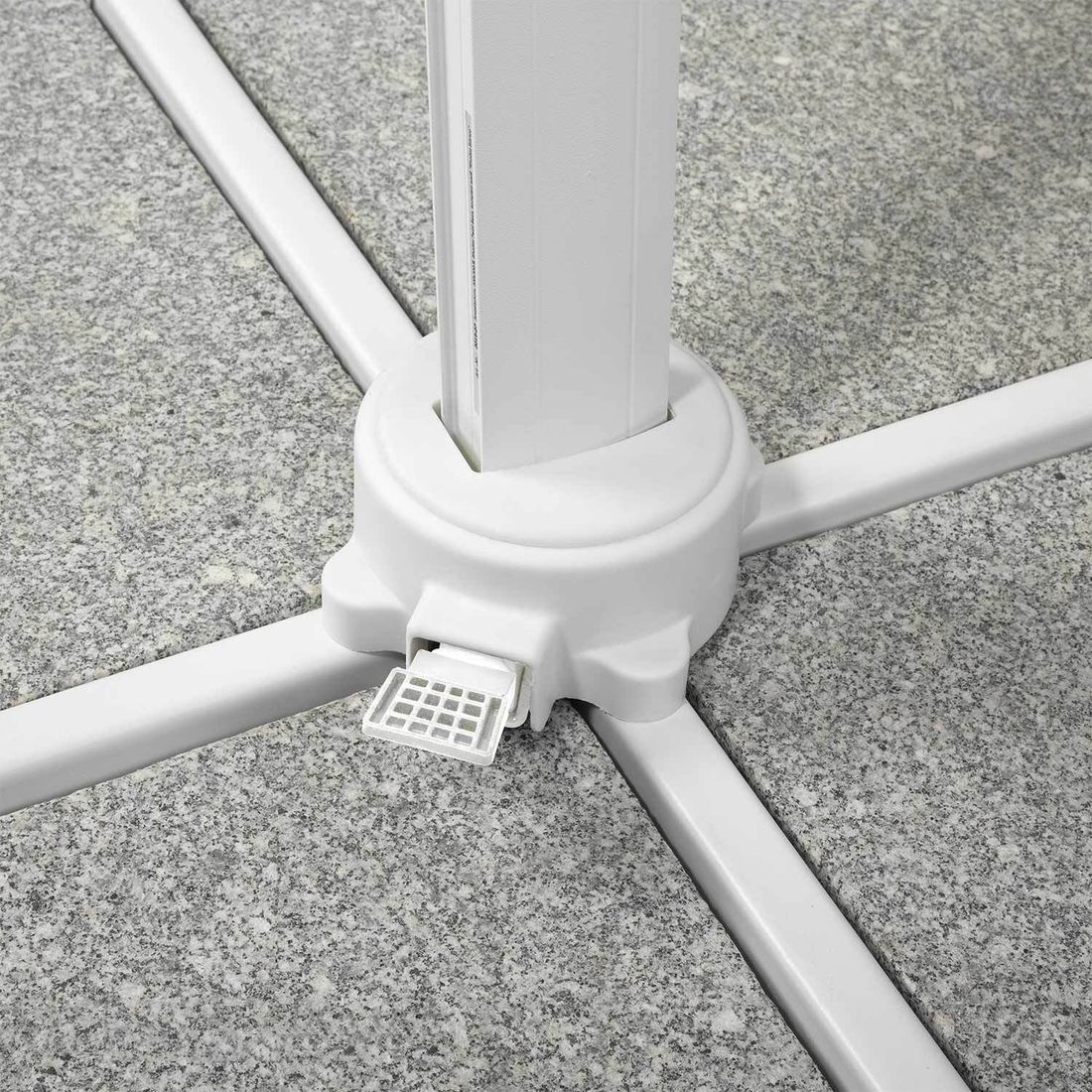 Schneider Rhodos Twist-Bianco Ampelschirm 300x300cm