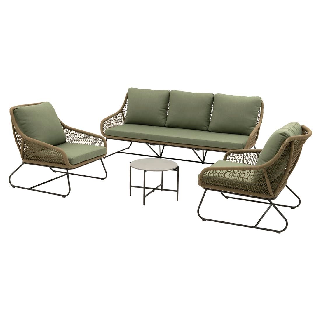 OUTLIV. Portofino Loungeset Stahl/Rope