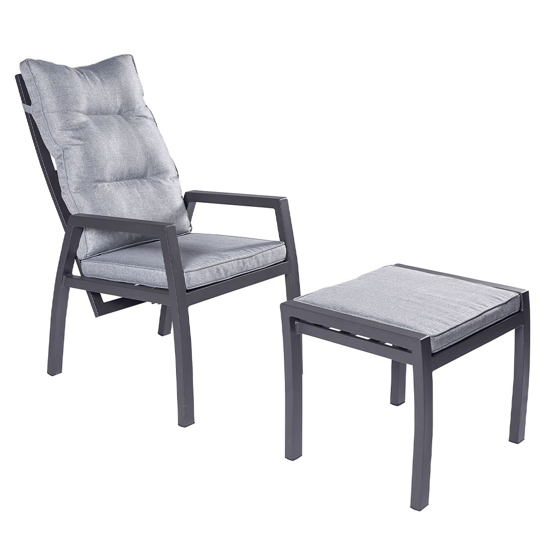 LC Garden Bondino II Gartenhocker Aluminium mit Sitzkissen