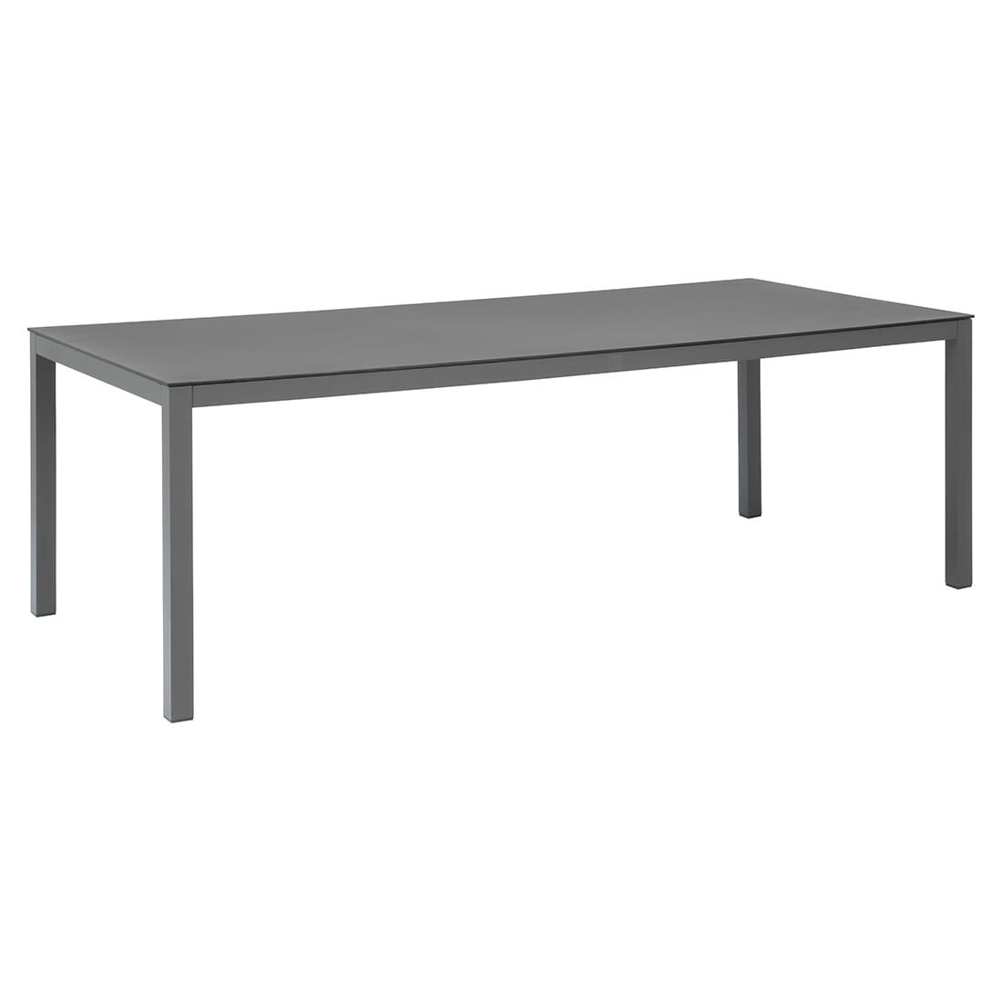OUTLIV. Gartentisch 220x100cm Aluminium/Glas-Keramik