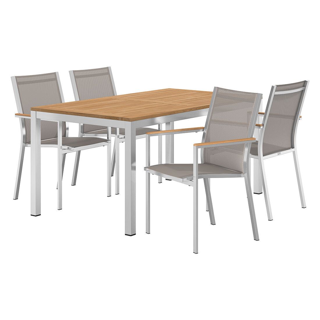 Stern Cardiff Gartenmöbel-Set M (4 Plätze) mit OUTLIV. Tisch 160x90cm