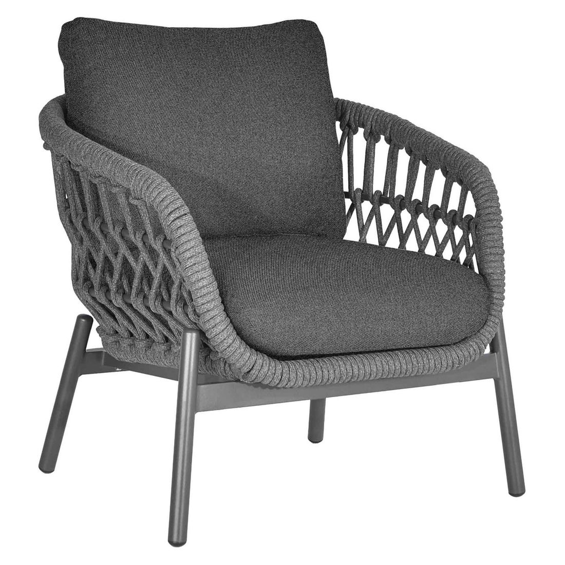 LC Garden Bari Loungesessel Aluminium/Rope/Polyester