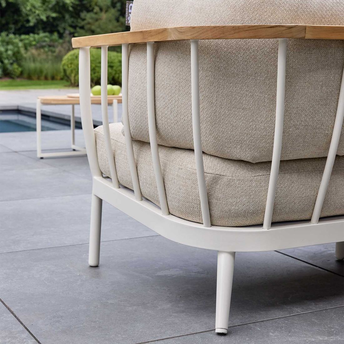 Apple Bee Condor Gartenloungesofa Aluminium/Bee Wett