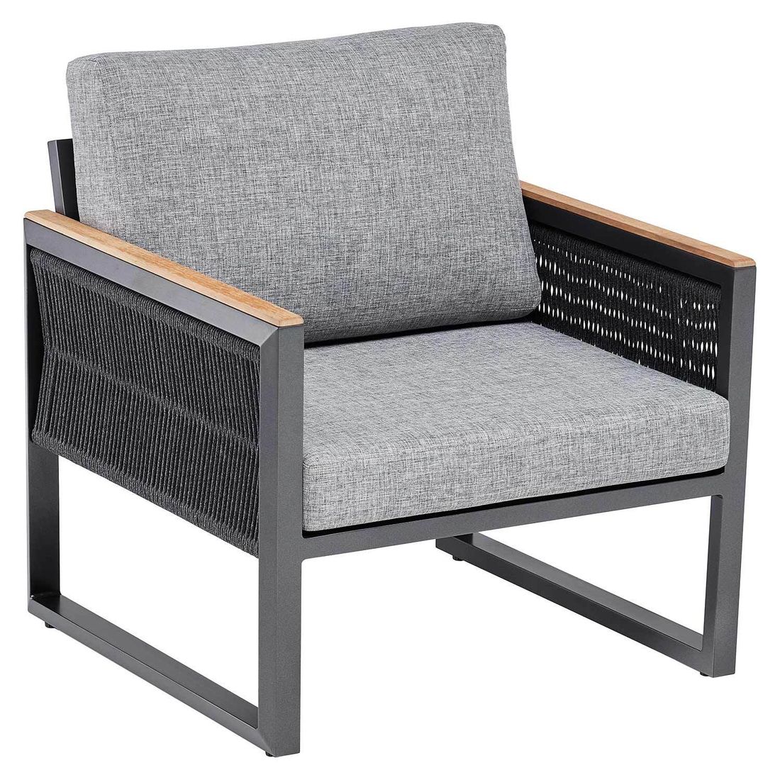 Kettler Ocean Skid Loungesessel Aluminium/Rope