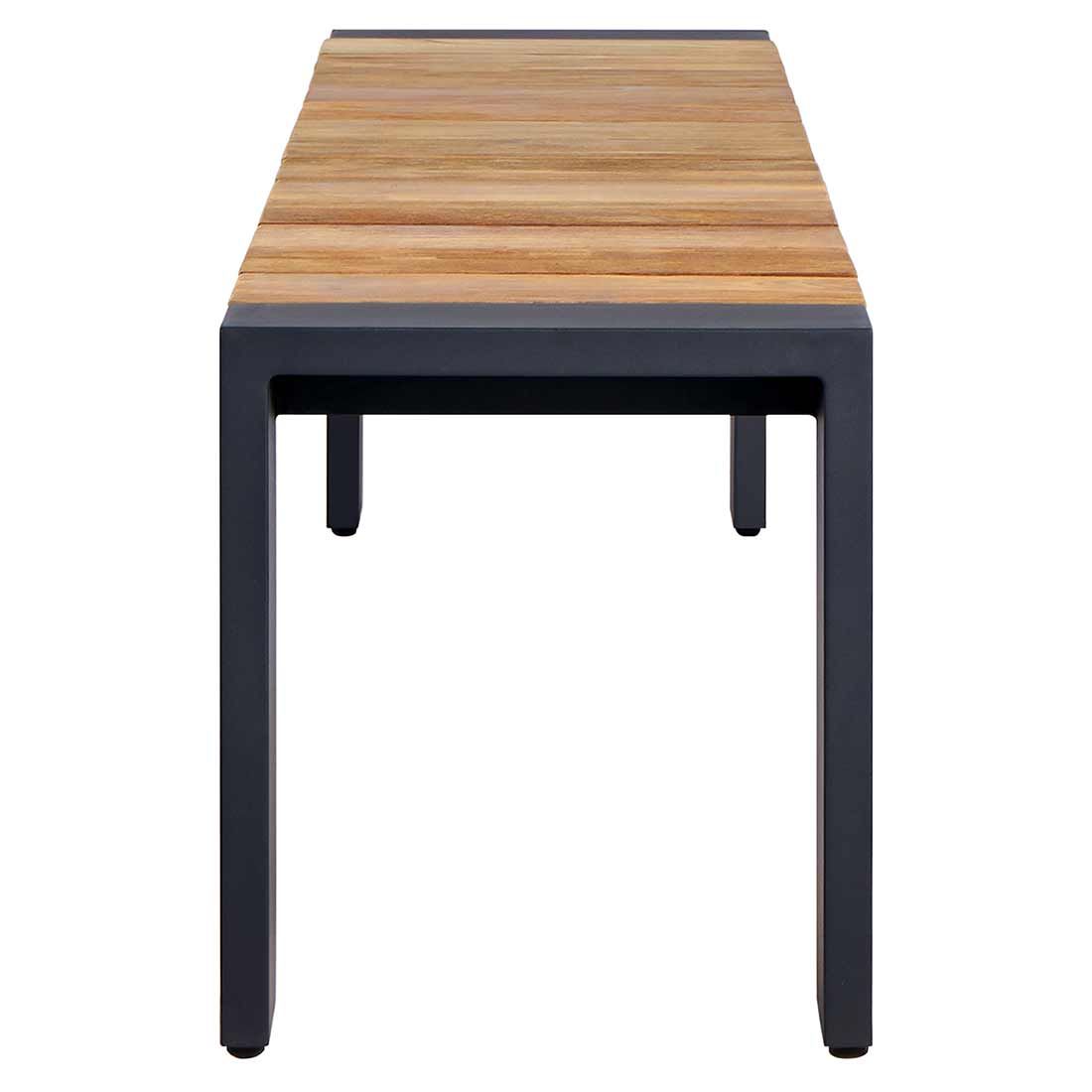 OUTLIV. Konis Gartenbank Aluminium/Teak recycelt