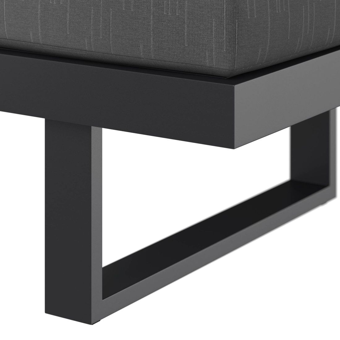 OUTLIV. Atlanta Diningsofa verstellbar Aluminium/Olefin