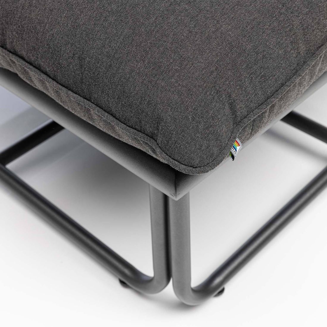 Kettler Gentle Eck-/Endmodul Aluminium/Sunbrella