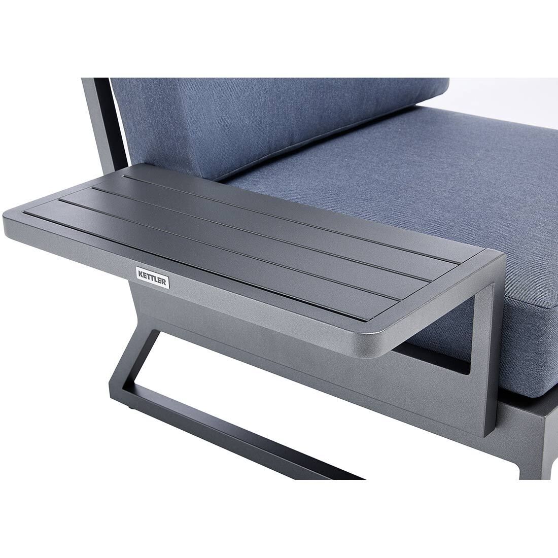 Kettler Ocean Skid Platform Loungesessel Aluminium/Agora