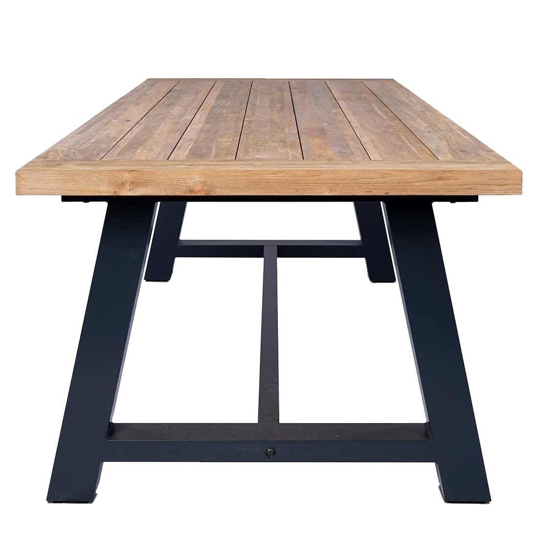 OUTLIV. Omaha Gartentisch 240x100cm Aluminium/Teak recycelt